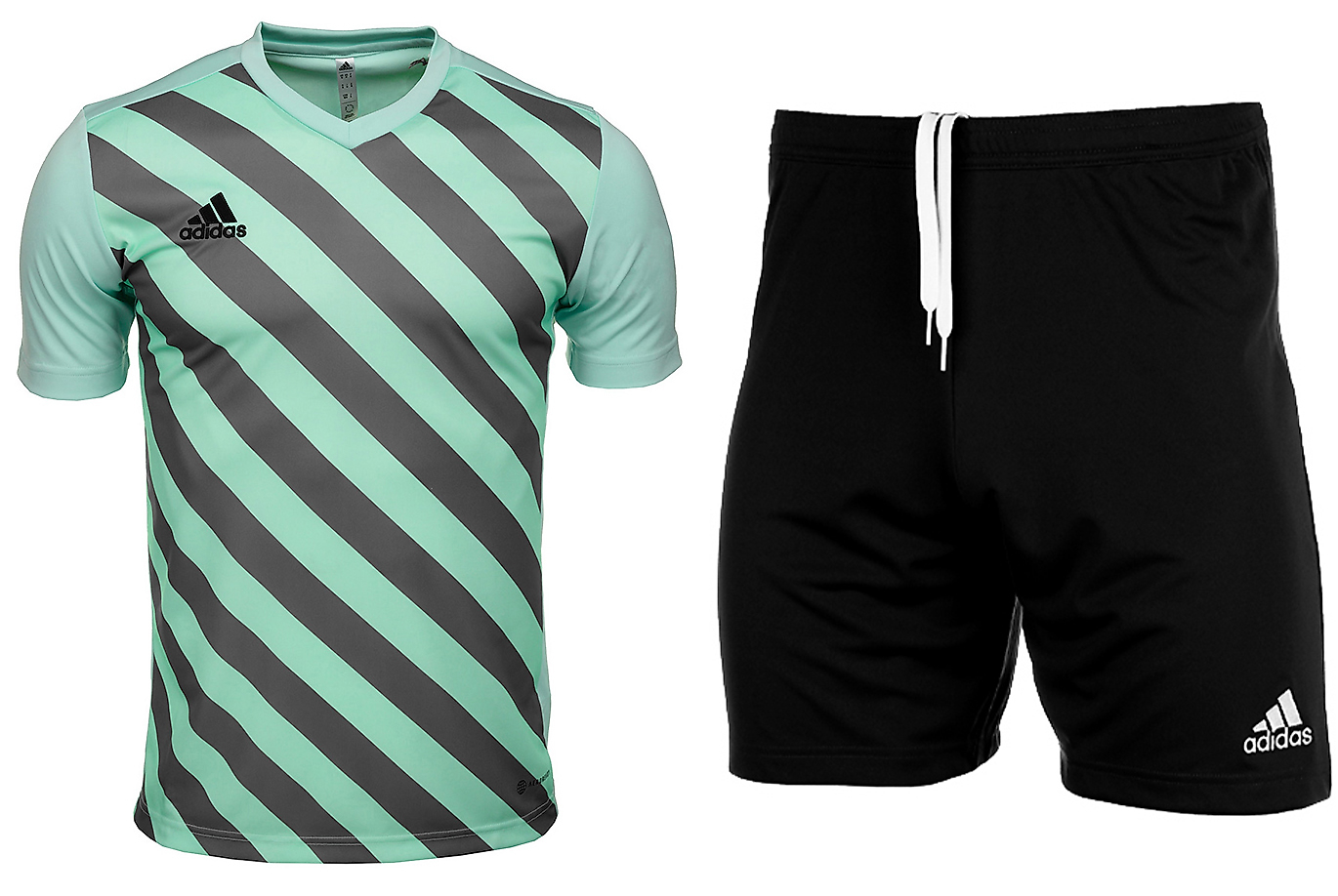 adidas dziecięcy strój sportowy koszulka spodenki Entrada 22 Graphic Jersey HF0127/H57502