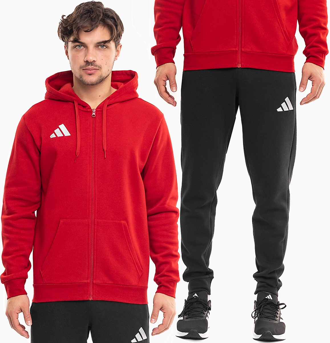 adidas Vyriškas sportinis kostiumas Entrada 26 Full Zip Hoody KF5944/JZ9138