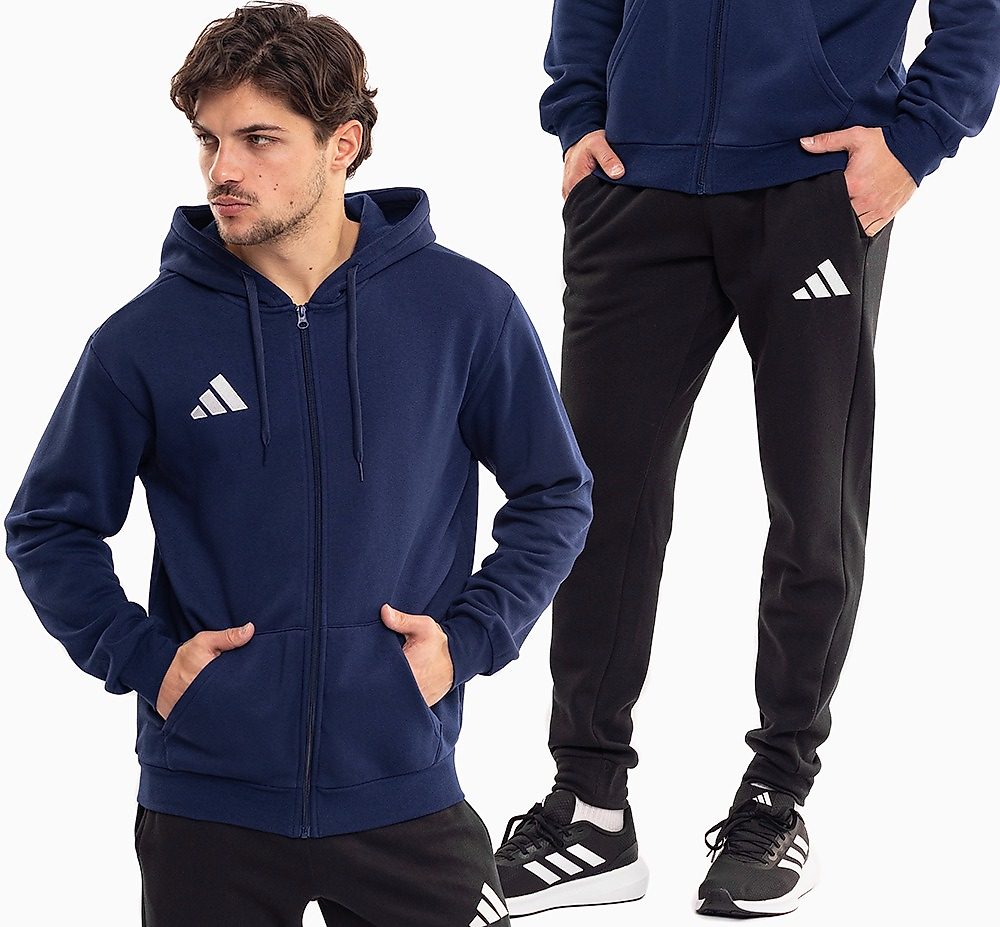 adidas Vyriškas sportinis kostiumas Entrada 26 Full Zip Hoody KF5946/JZ9138