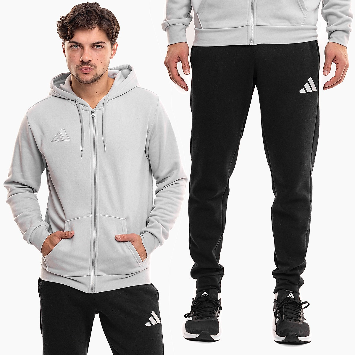 adidas Vyriškas sportinis kostiumas Entrada 26 Full Zip Hoody KF5947/JZ9138