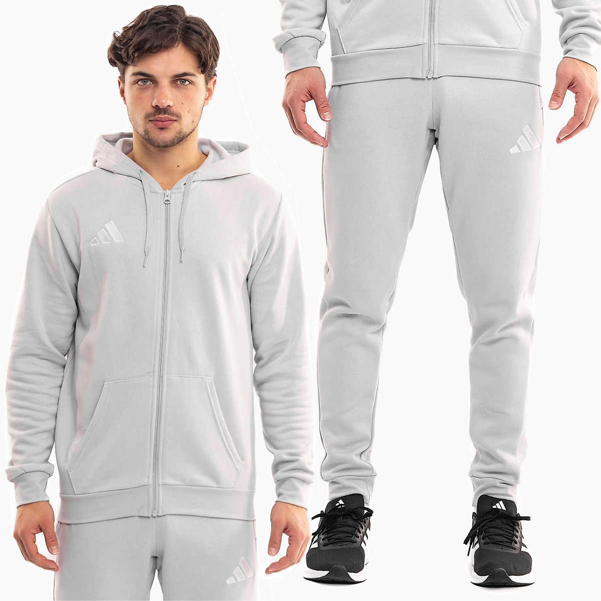 adidas Vyriškas sportinis kostiumas Entrada 26 Full Zip Hoody KF5947/JZ9139
