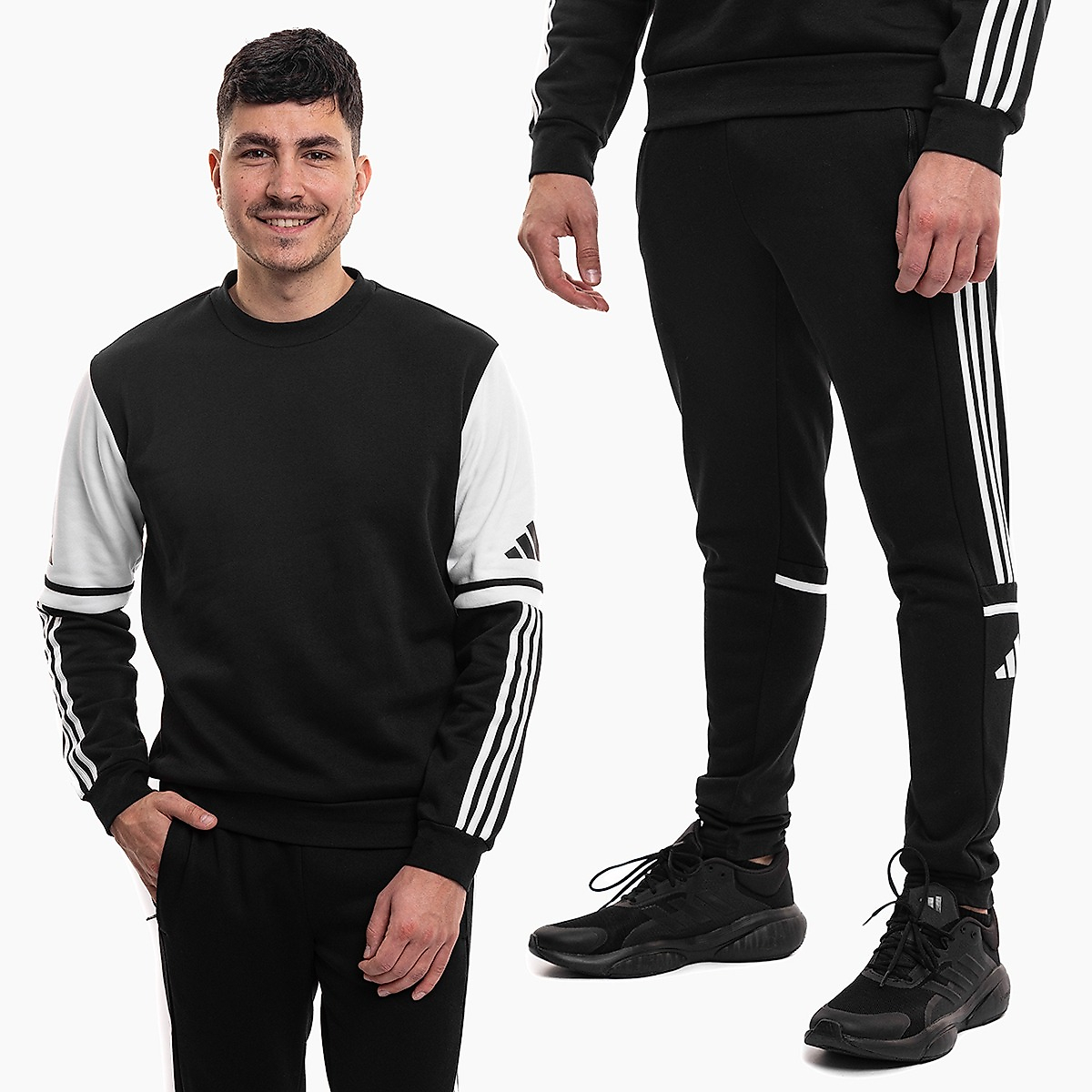 adidas Vyriškas komplektas Squadra 25 Sweat Crew JE2780/JE2765