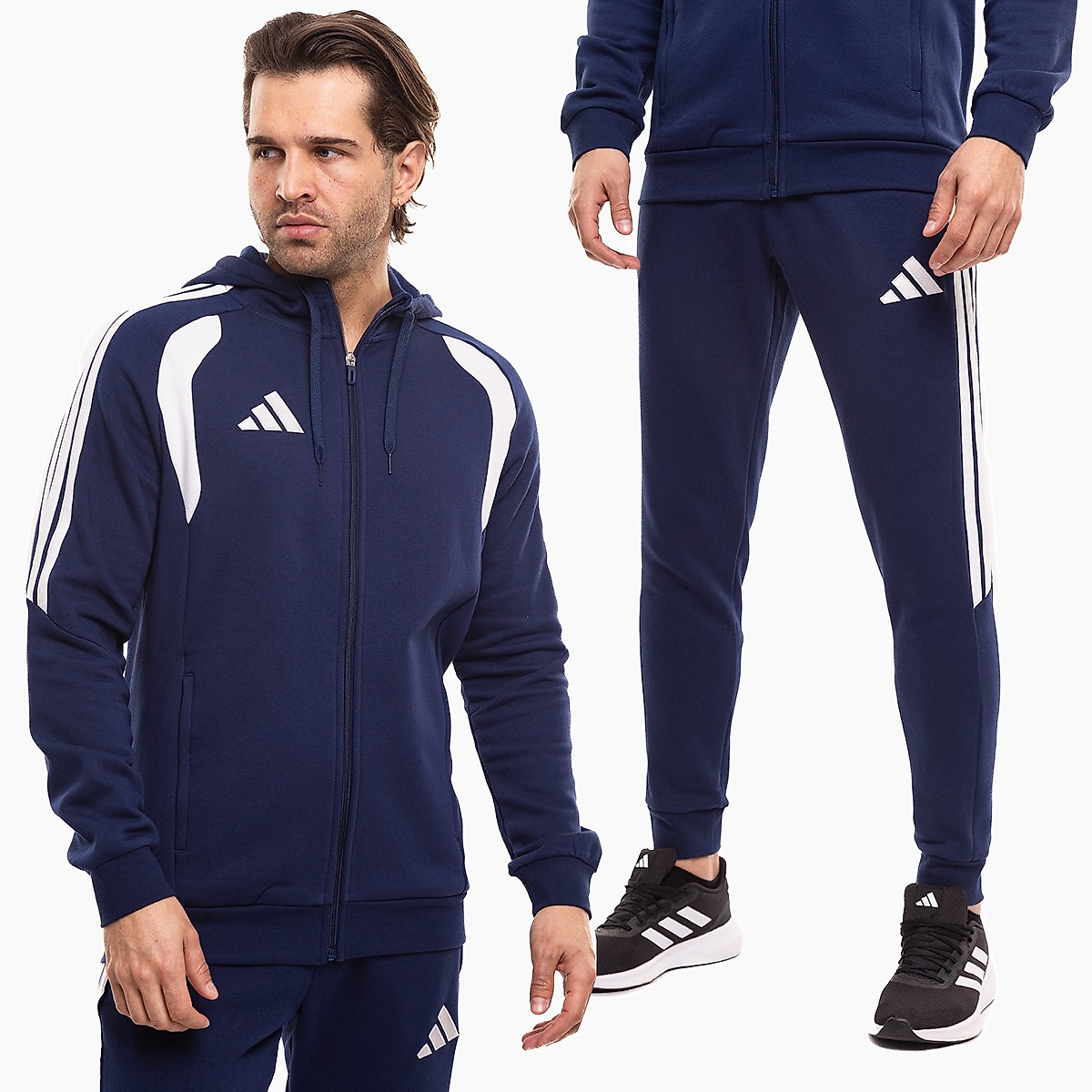 adidas Vyriškas komplektas Tiro 26 League Full Zip Hoodie KF3320/JY7153