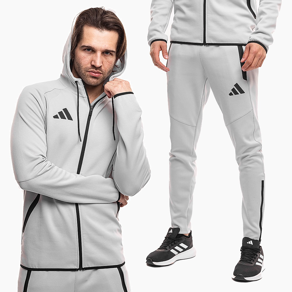 Vyriškas komplektas adidas Tiro 26 Travel Sweat KF6077/KF6071