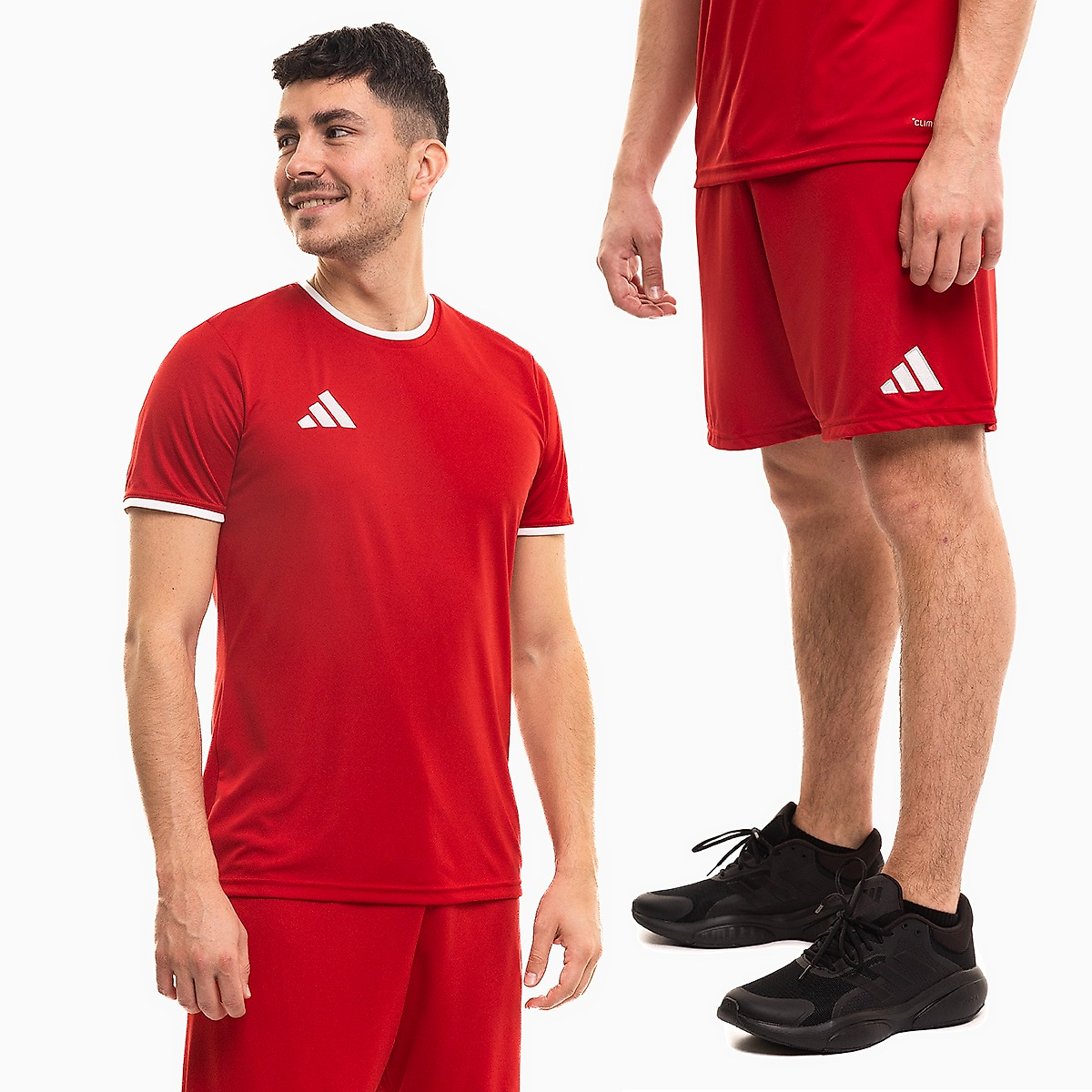 adidas vyrų sportinis komplektas marškinėliai šortai Entrada 26 JZ2501/JZ2517