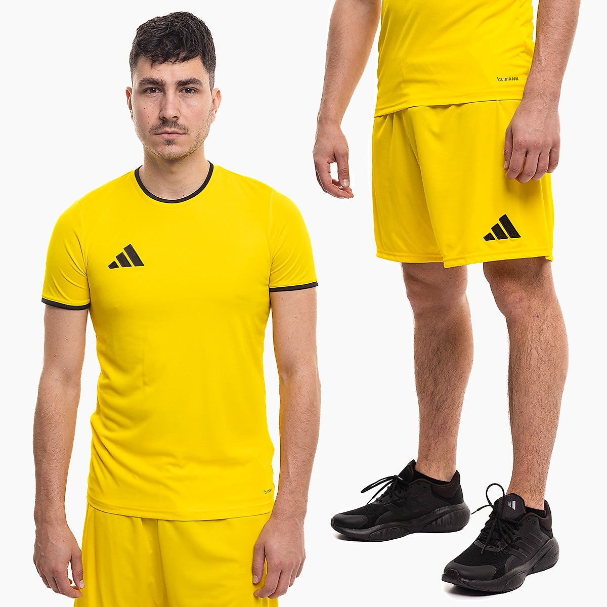 adidas vyrų sportinis komplektas marškinėliai šortai Entrada 26 JZ2502/JZ2518