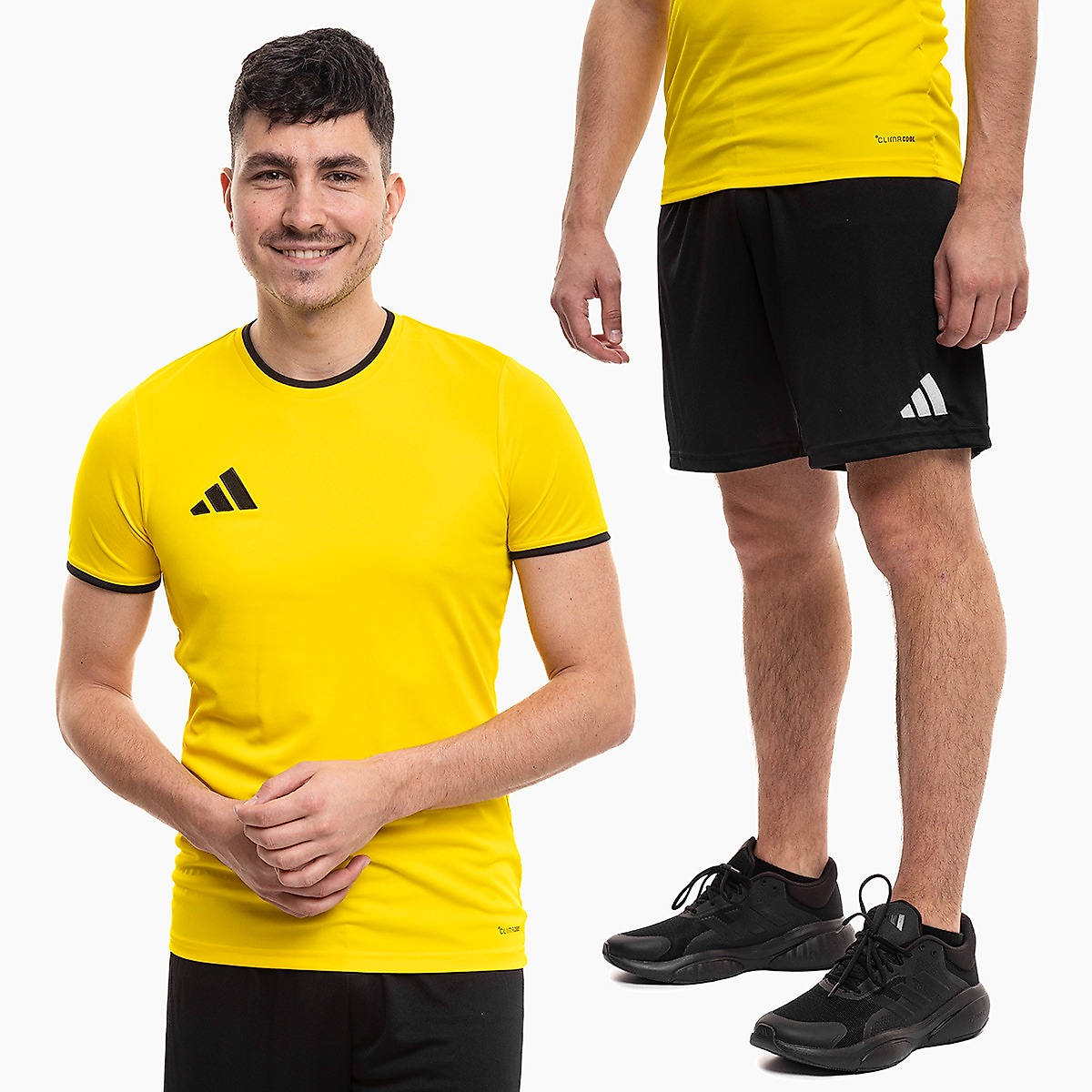 adidas vyrų sportinis komplektas marškinėliai šortai Entrada 26 JZ2502/JZ2521