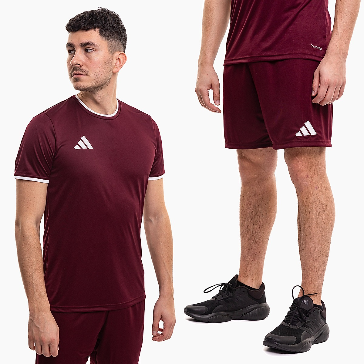 adidas vyrų sportinis komplektas marškinėliai šortai Entrada 26 JZ2507/JZ2514