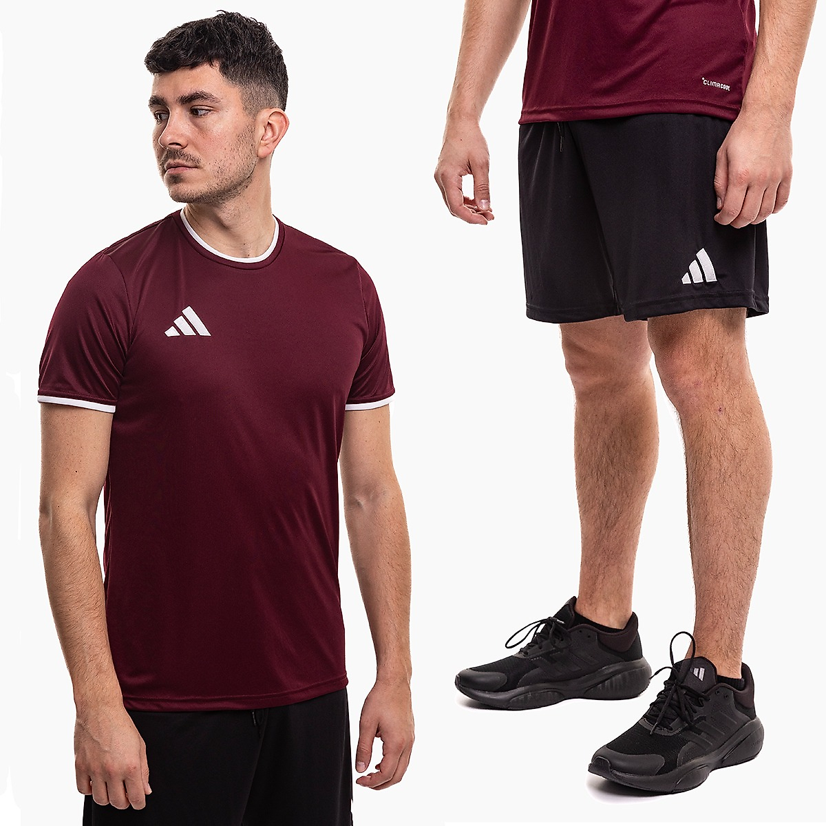 adidas vyrų sportinis komplektas marškinėliai šortai Entrada 26 JZ2507/JZ2521