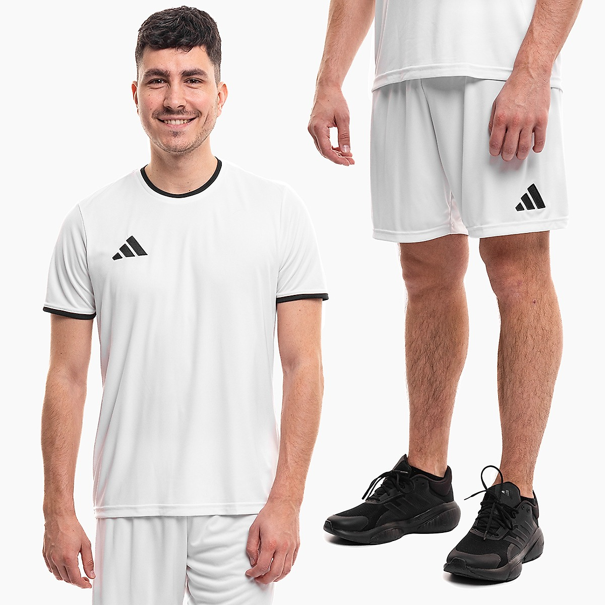 adidas vyrų sportinis komplektas marškinėliai šortai Entrada 26 JZ2508/JZ2516