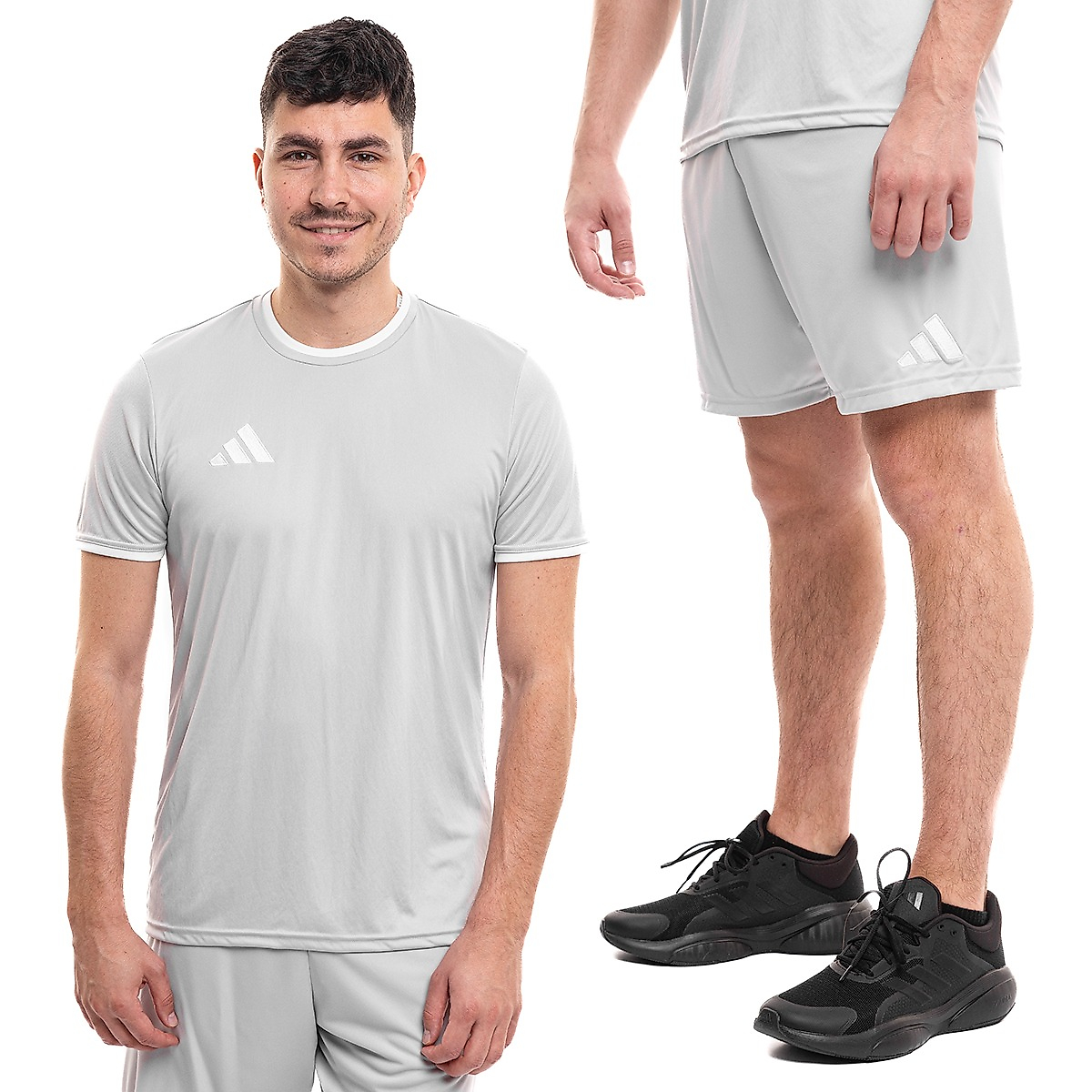 adidas vyrų sportinis komplektas marškinėliai šortai Entrada 26 JZ2511/JZ2515