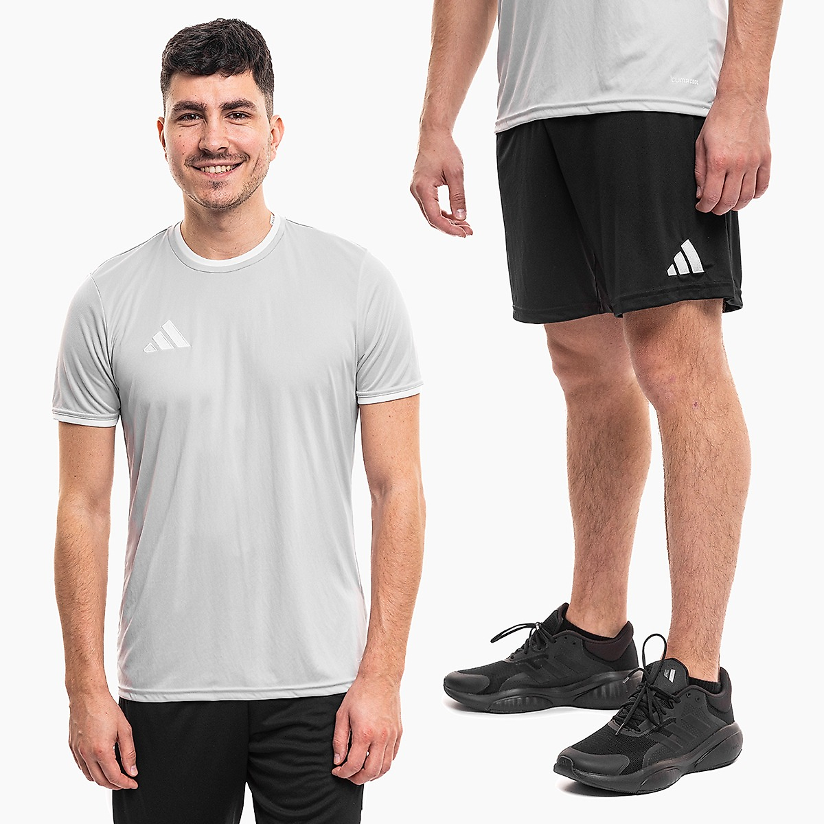 adidas vyrų sportinis komplektas marškinėliai šortai Entrada 26 JZ2511/JZ2521