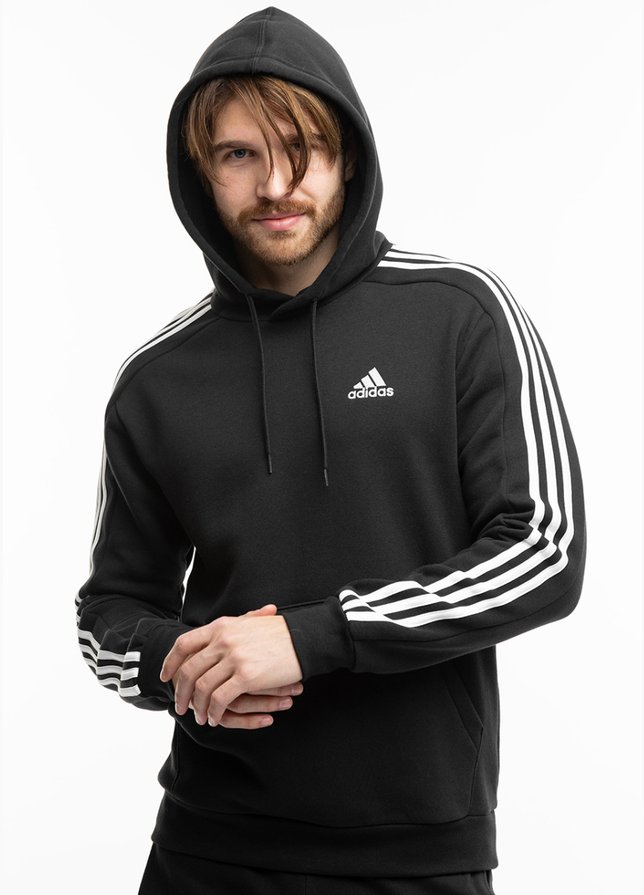 adidas Bluza męska Essentials Fleece 3-Stripes Hoodie IB4028 adidas Bluza męska Essentials Fleece 3-Stripes Hoodie IB4028