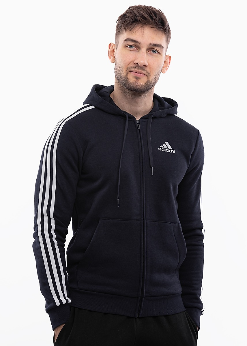 adidas Bluza Męska Essentials Full-Zip Hoodie GK9053