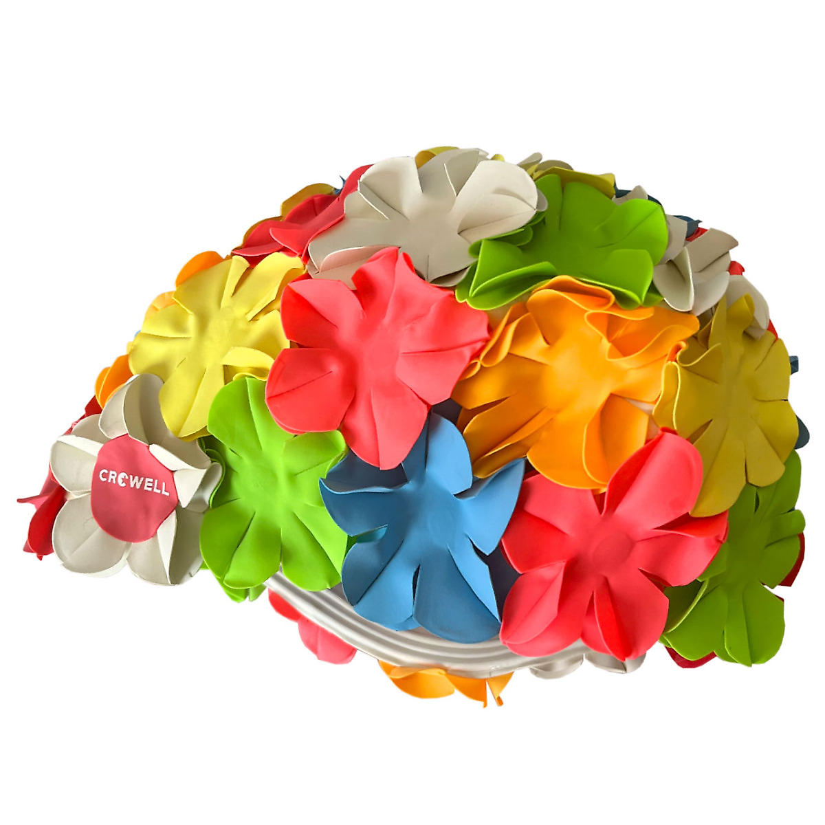 Crowell Czepek pływacki Kwiaty Flower 06