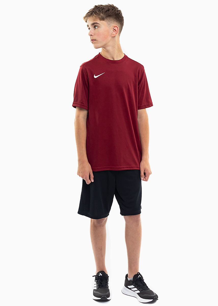 Nike dziecięcy strój sportowy koszulka spodenki Dry Park VII JSY SS BV6741 677/BV6865 010