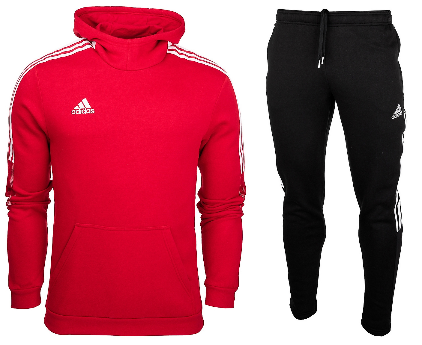 adidas Komplet męski Tiro 21 Hoodie GM7353/GM7336