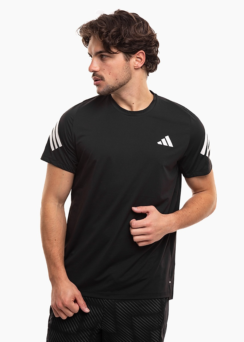 Vyriški marškinėliai adidas ADI365 Running Climacool Iconic juodi JZ7694