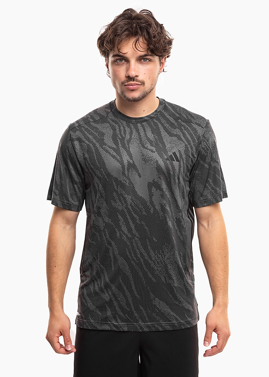 Vyriški marškinėliai adidas Cool Intensity Worout pilki KQ7535