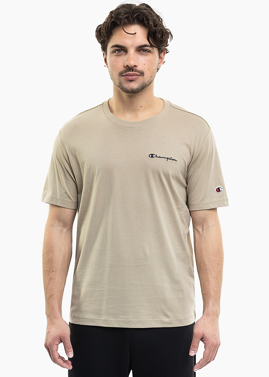 Vyriški marškinėliai Champion SS Tee smėlio spalvos 221798 MS041