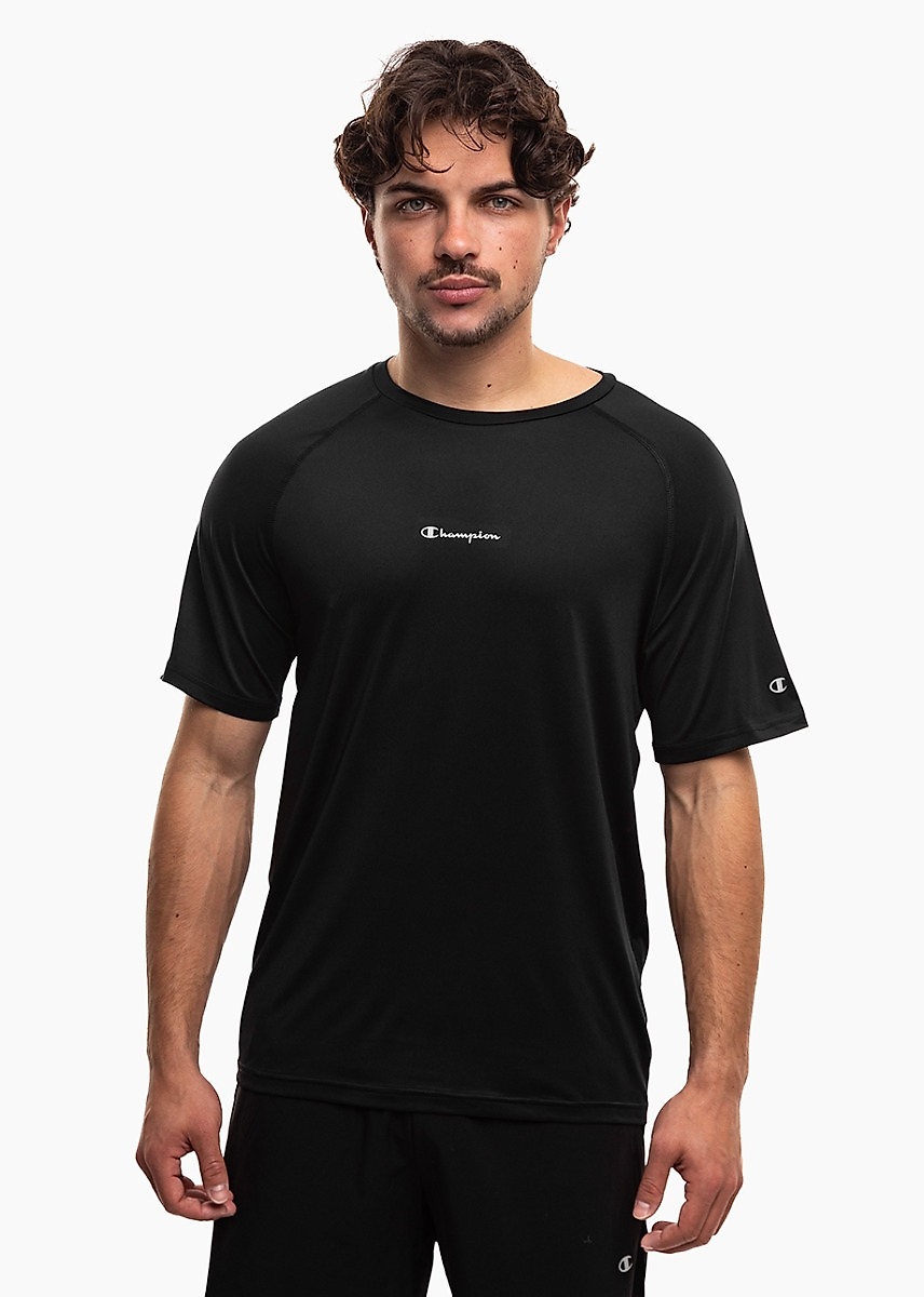 Vyriški marškinėliai Champion SS Tee juodi 221750 KK001