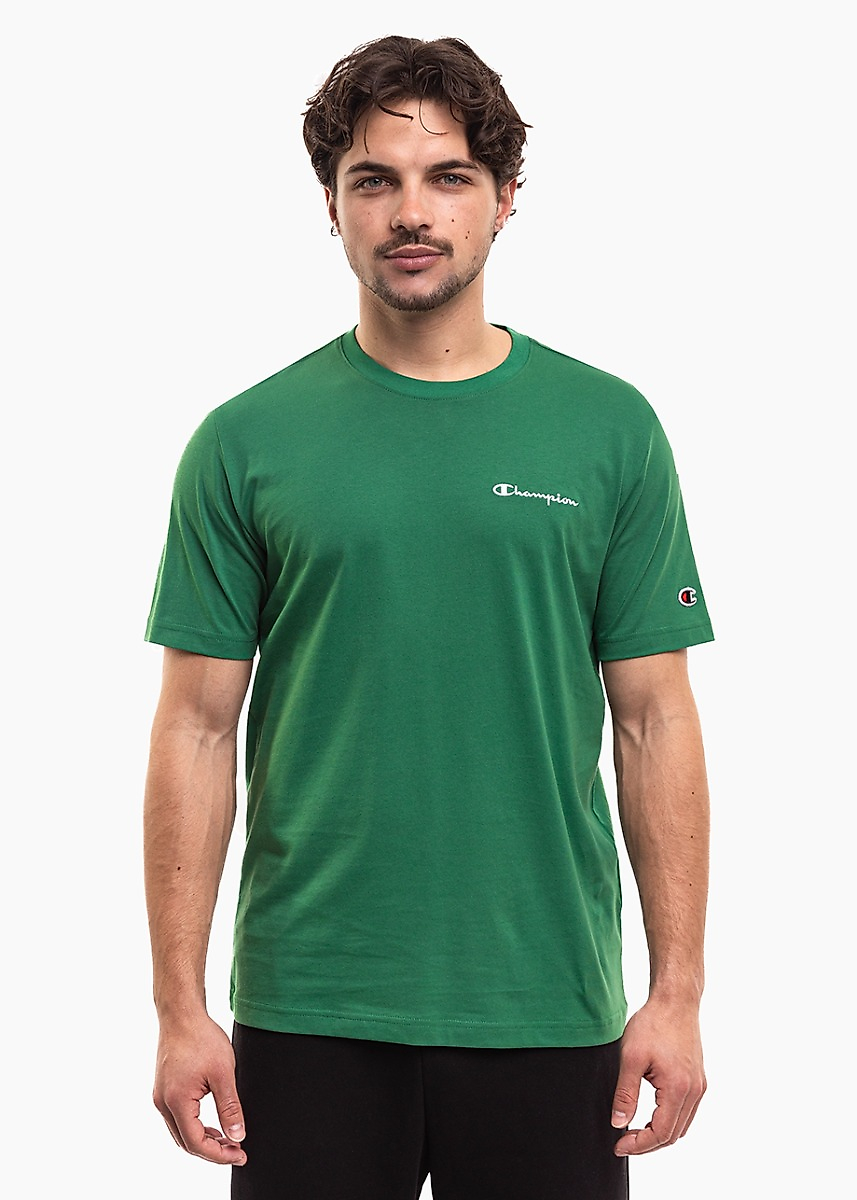 Vyriški marškinėliai Champion SS Tee žali 221798 GS108