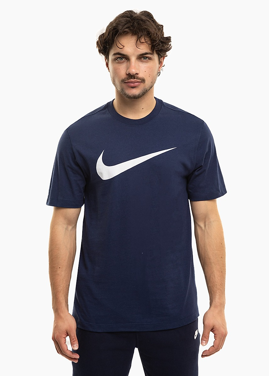 Vyriški marškinėliai Nike Nsw Tee Icon Swoosh tamsiai mėlyni DC5094 410