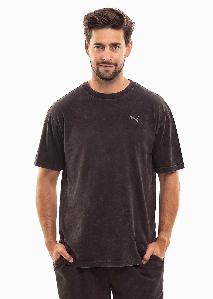 PUMA Vyriški marškinėliai Ess Elevated Relaxed Wash Tee 688048 01