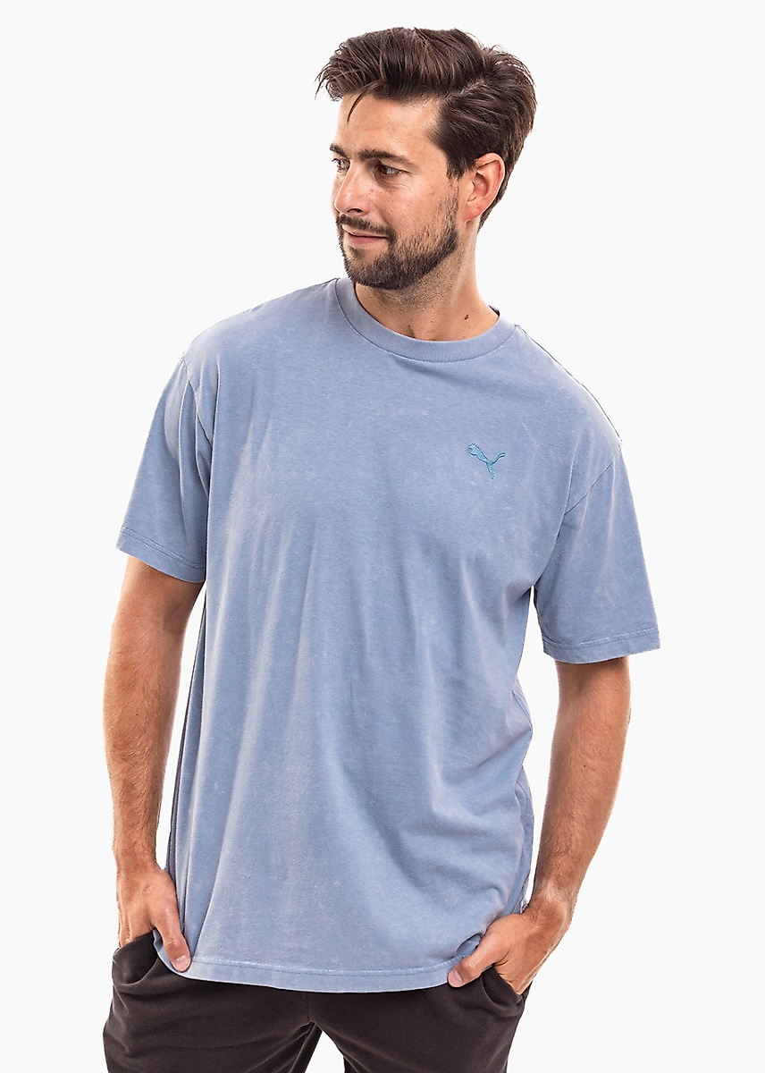 PUMA Vyriški marškinėliai Ess Elevated Relaxed Wash Tee 688048 34