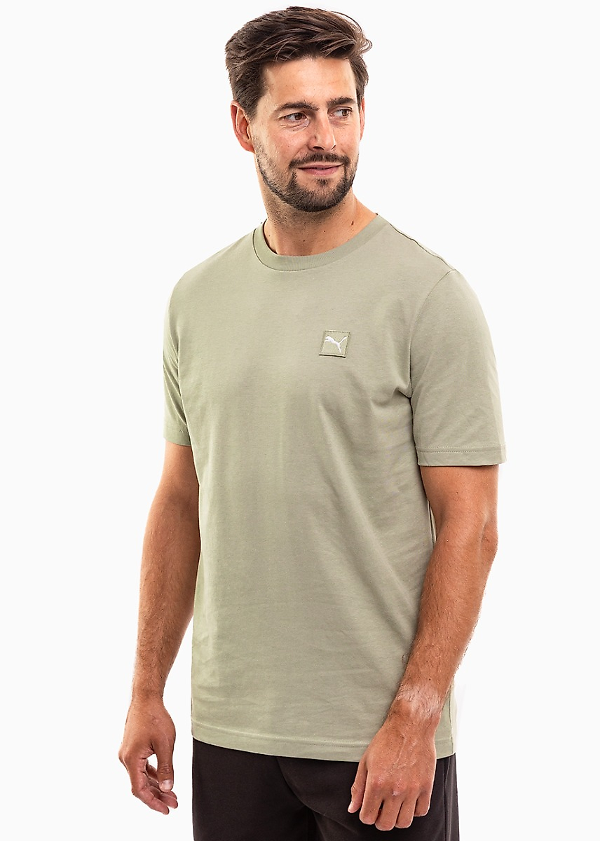 Puma Vyriški marškinėliai Ess Elevated Tee alyvų 684726 82