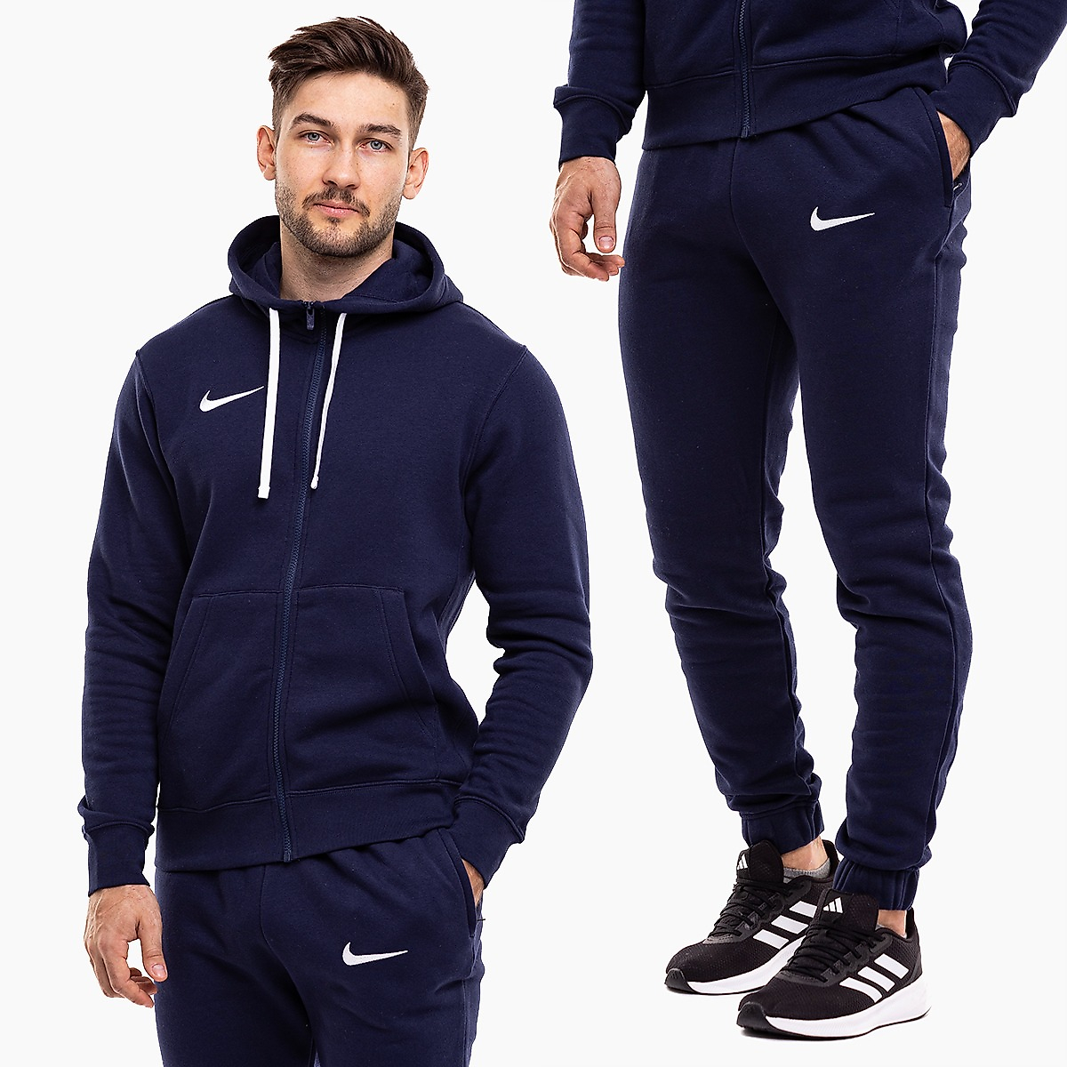 Nike Vyriškas sportinis kostiumas Nike Park 20 Full Zip Hoodie CW6887 451 / CW6907 451