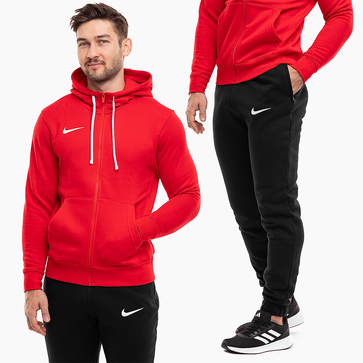 Nike Vyriškas sportinis kostiumas Nike Park 20 Full Zip Hoodie CW6887 657 / CW6907 010