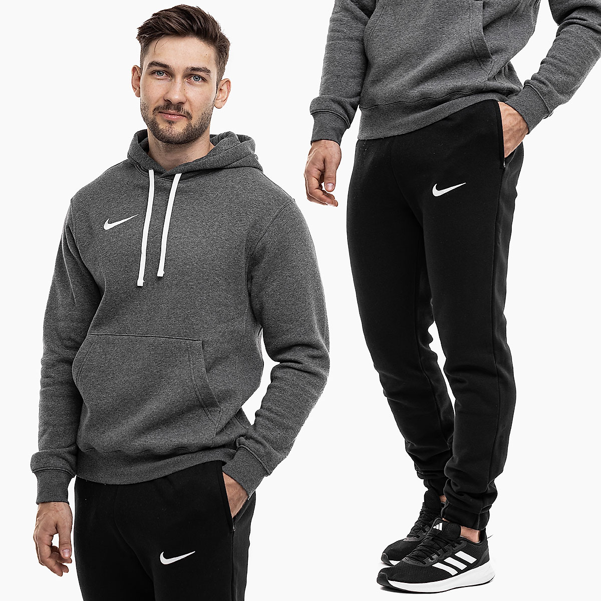 Nike Vyriškas sportinis kostiumas Park 20 Hoodie CW6894 071/CW6907 010