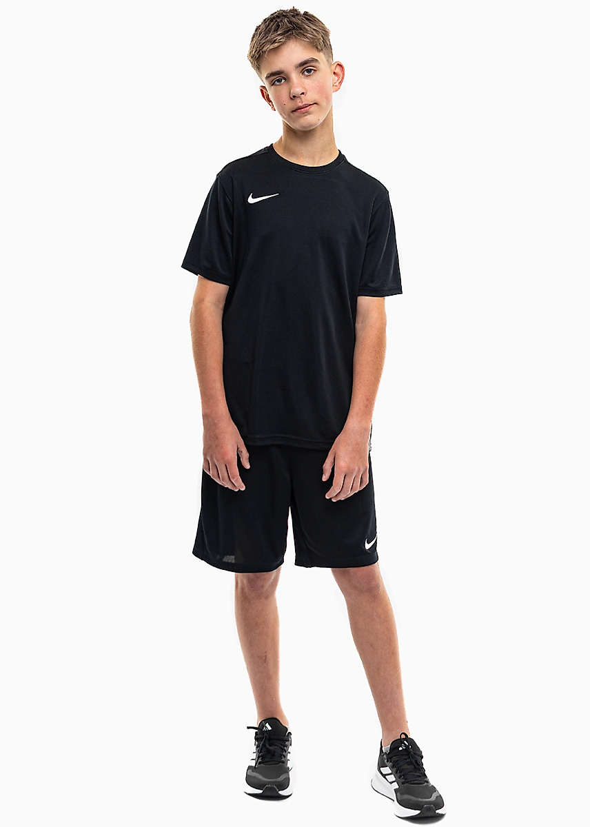 Nike dziecięcy strój sportowy koszulka spodenki Dry Park VII JSY SS BV6741 010/BV6865 010