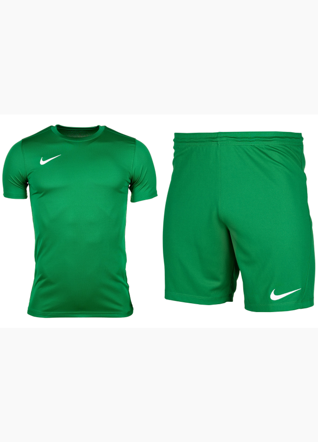 Nike męski strój sportowy koszulka spodenki Dry Park VII JSY SS BV6708 302/BV6855 302 Nike męski strój sportowy koszulka spodenki Dry Park VII JSY SS BV6708 302/BV6855 302