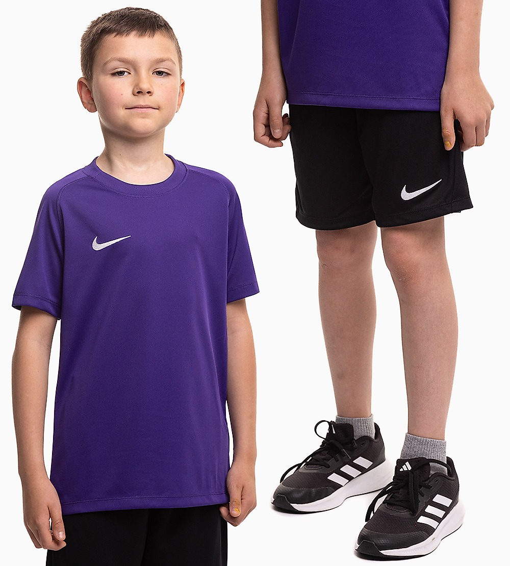 Nike Vaikiškas sportinis rinkinys marškinėliai šortai Dri Fit Park VIII HV8182 547/BV6865 010