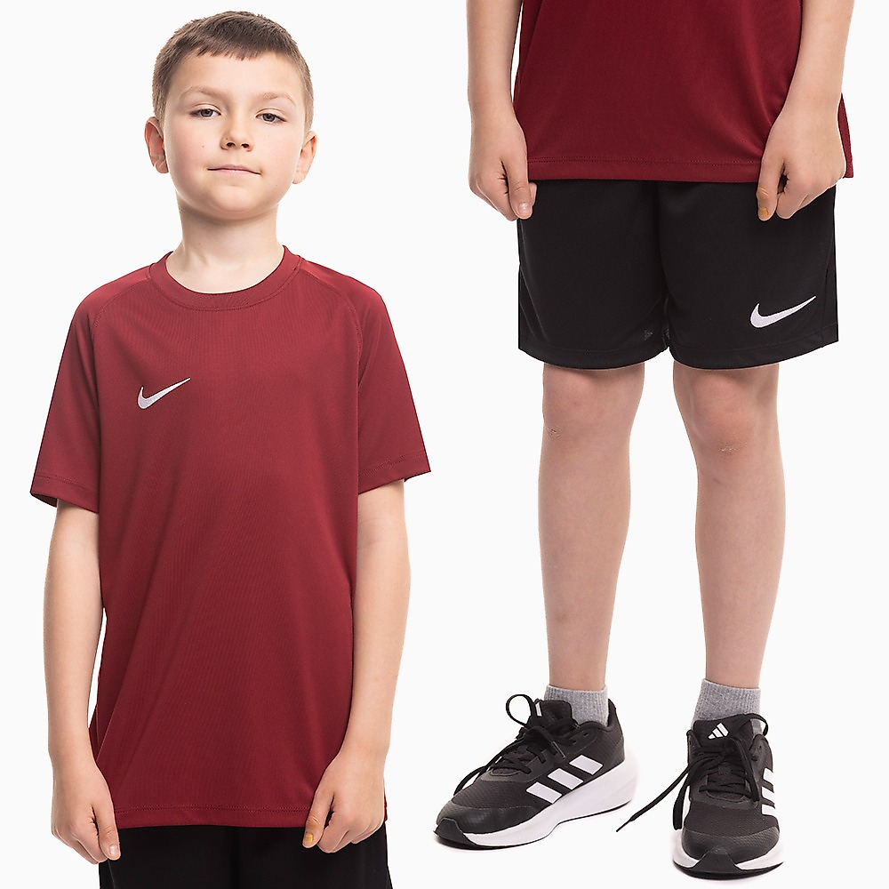 Nike Vaikiškas sportinis rinkinys marškinėliai šortai Dri Fit Park VIII HV8182 677/BV6865 010