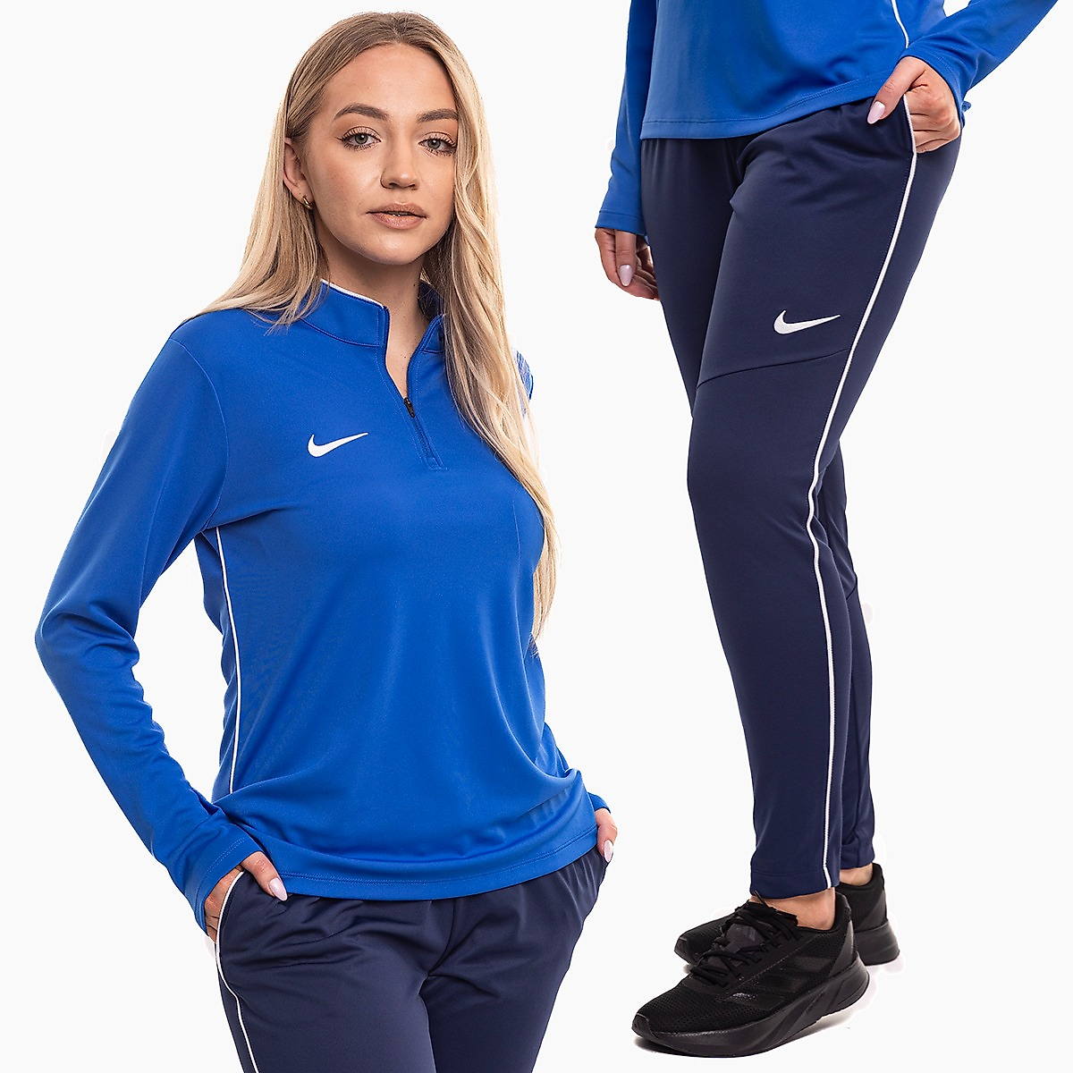 Moteriškas komplektas Nike Park 26 Drill Top IB7540 463/HM7210 410