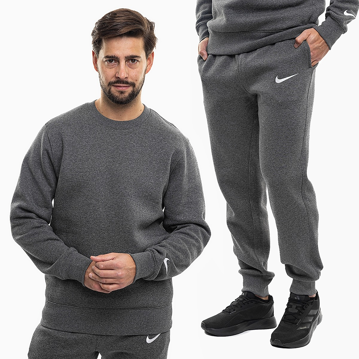 Nike Vyriškas sportinis kostiumas Park 26 Fleece Crew IO9039 071/IB1248 071