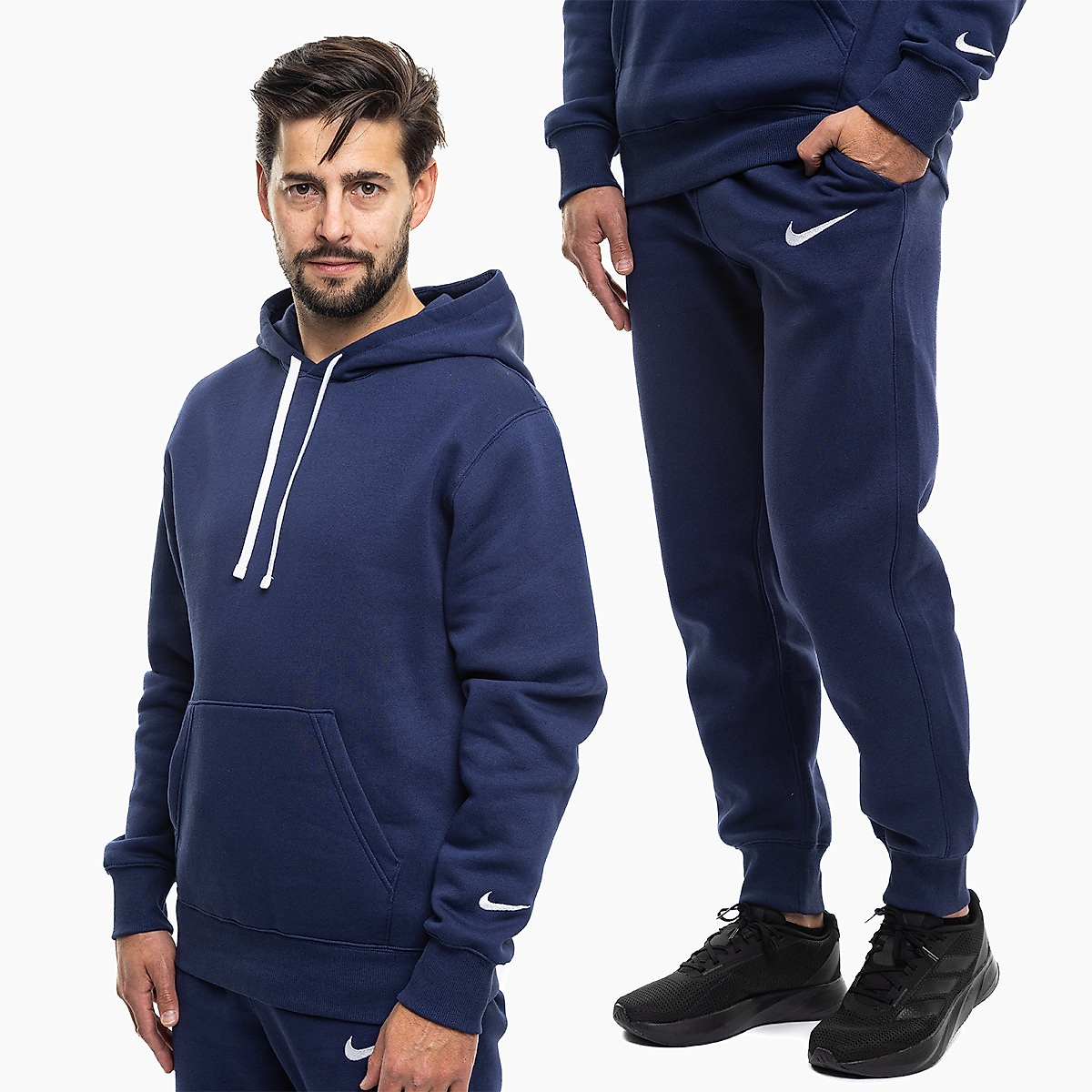 Nike Vyriškas sportinis kostiumas Park 26 Fleece Pull Over Hooded IO9035 410/IB1248 410