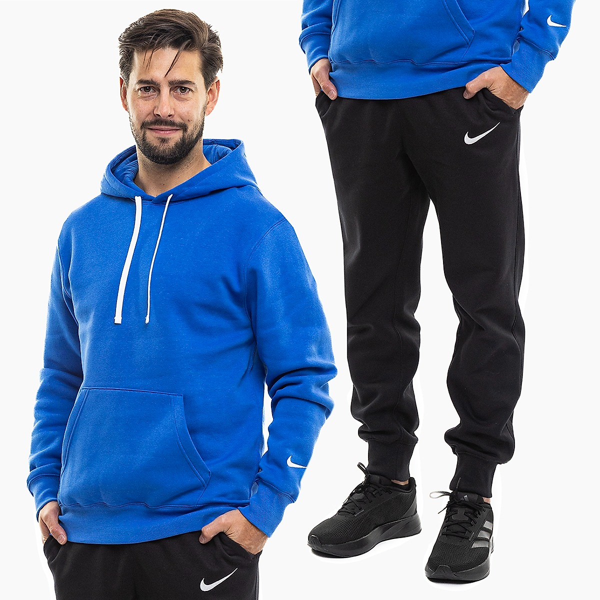 Nike Vyriškas sportinis kostiumas Park 26 Fleece Pull Over Hooded IO9035 463/IB1248 010