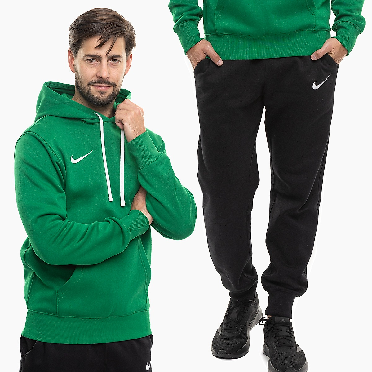 Nike Vyriškas sportinis kostiumas Park 26 Fleece Pull Over Hoodie IB1222 302/IB1248 010