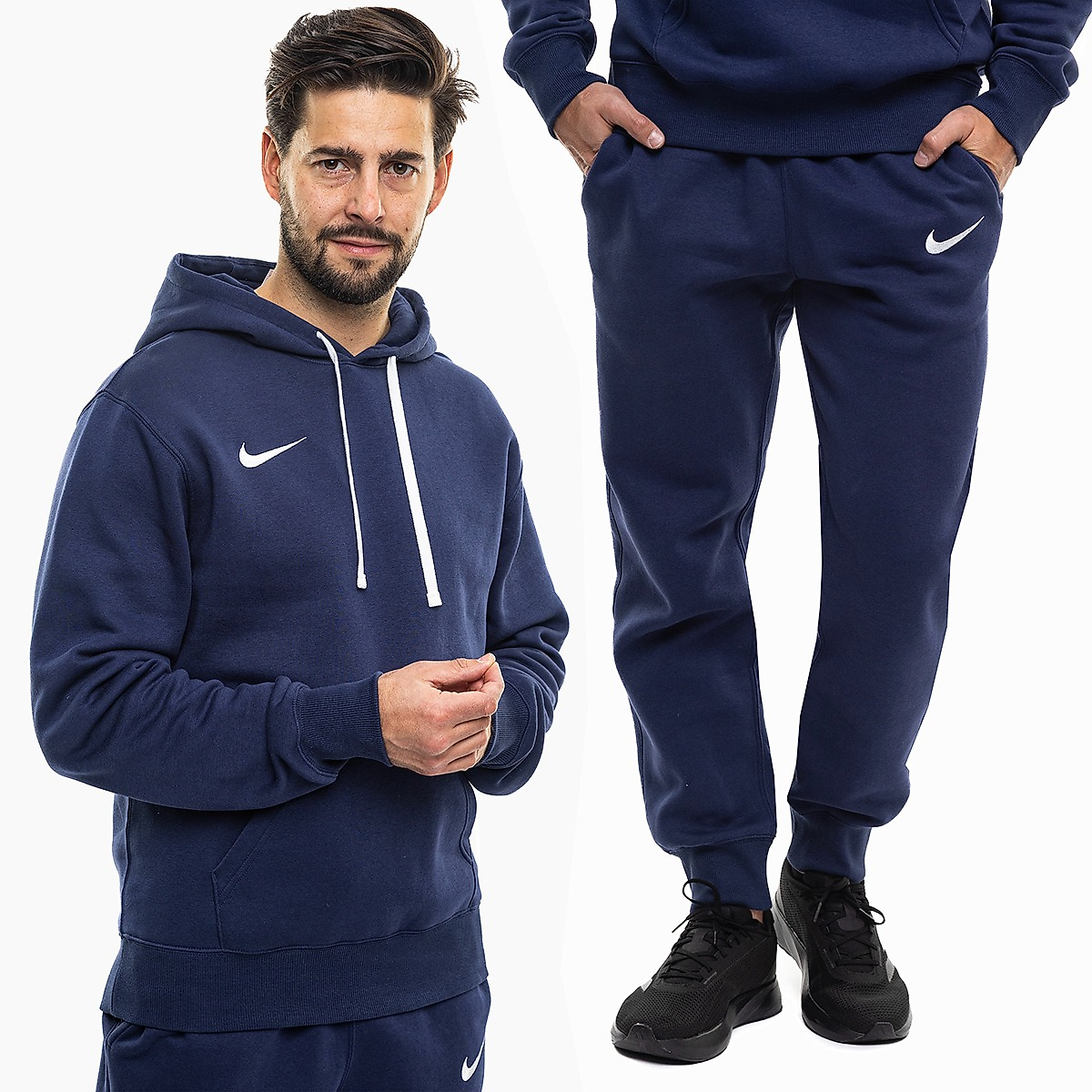Nike Vyriškas sportinis kostiumas Park 26 Fleece Pull Over Hoodie IB1222 410/IB1248 410