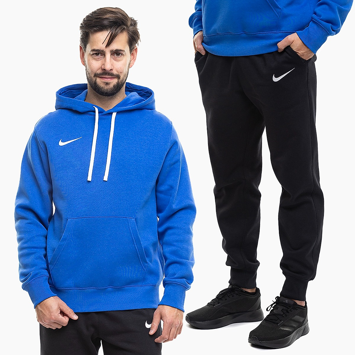 Nike Vyriškas sportinis kostiumas Park 26 Fleece Pull Over Hoodie IB1222 463/IB1248 010