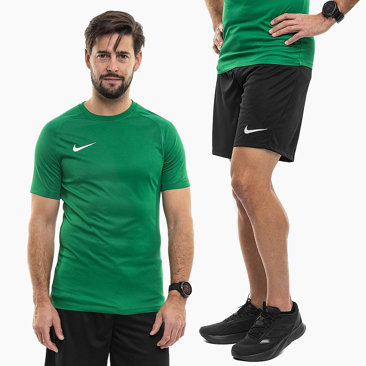 Nike Vyriškas sportinis komplektas marškinėliai šortai Park VIII Jersey HV8173 302/BV6855 010