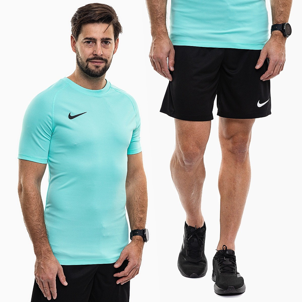 Nike Vyriškas sportinis komplektas marškinėliai šortai Park VIII Jersey HV8173 354/BV6855 010