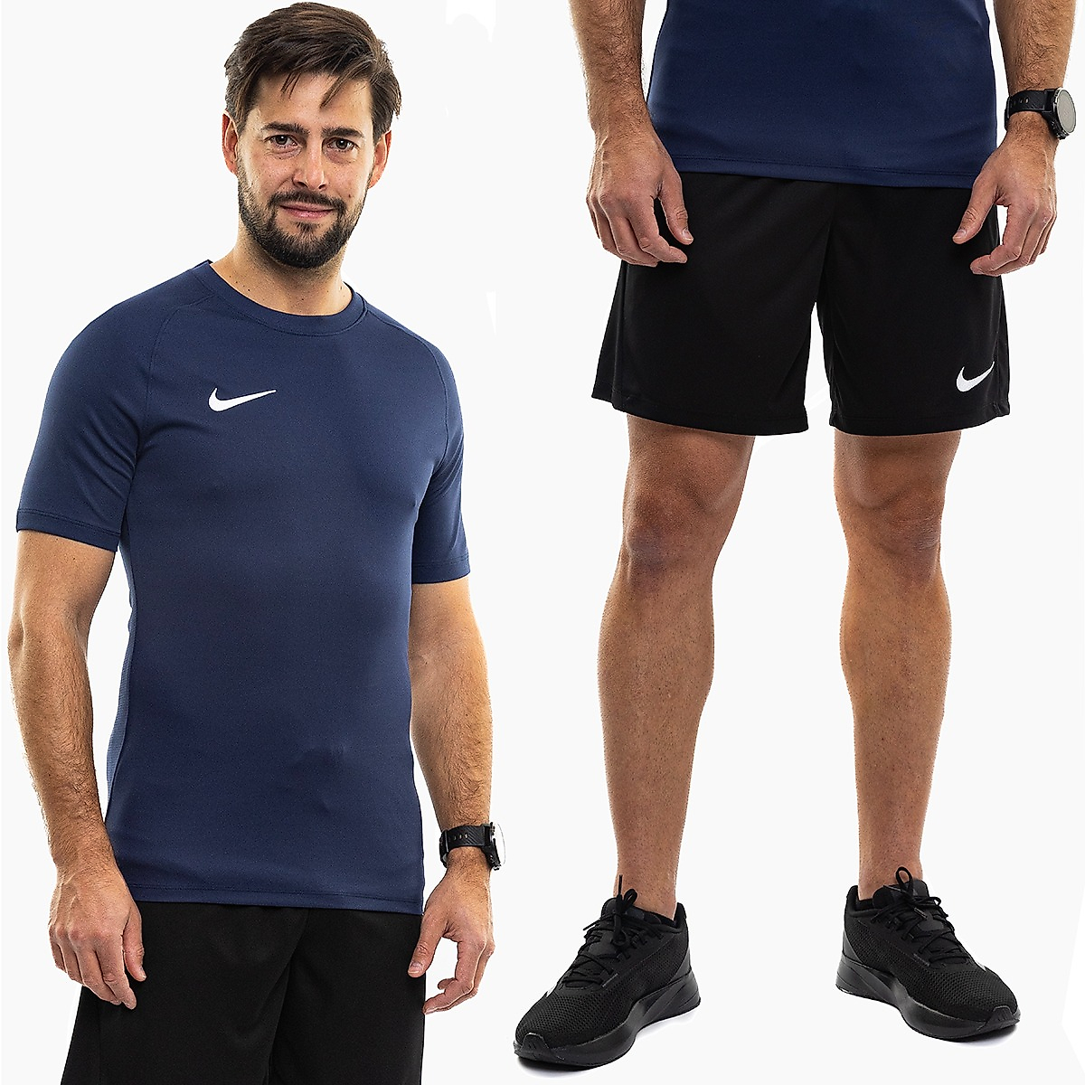 Nike Vyriškas sportinis kostiumas Park VIII Jersey HV8173 410/BV6855 010