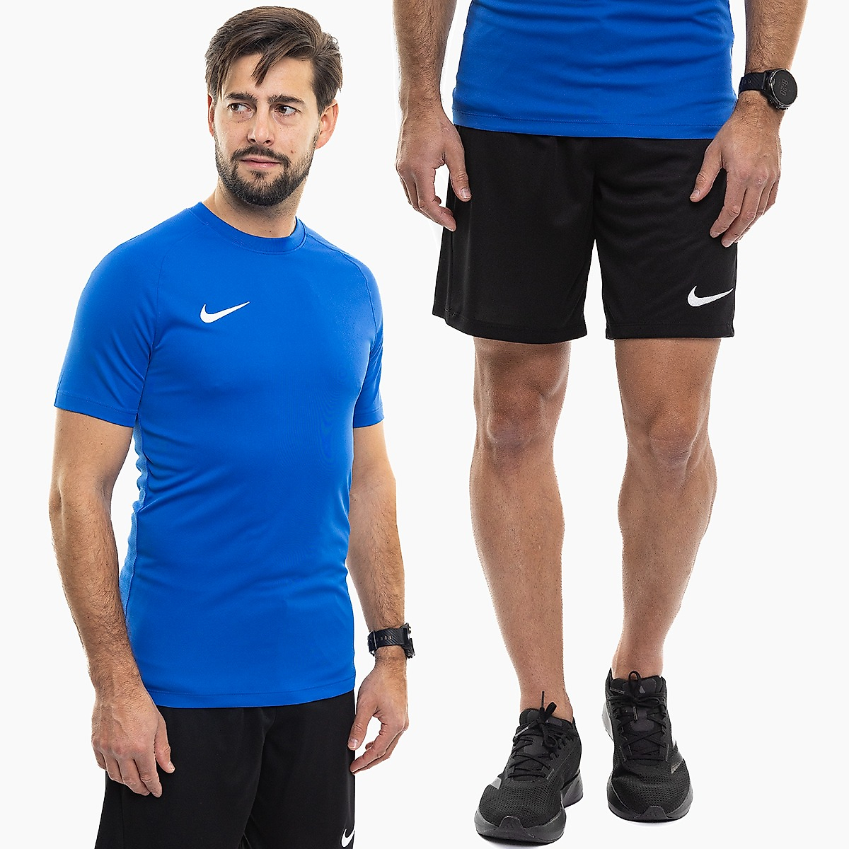 Nike Vyriškas sportinis komplektas marškinėliai šortai Park VIII Jersey HV8173 463/BV6855 010