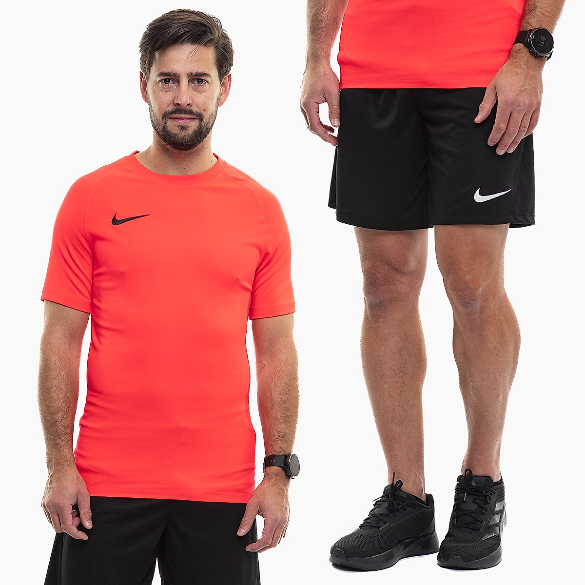 Nike Vyriškas sportinis komplektas marškinėliai šortai Park VIII Jersey HV8173 635/BV6855 010