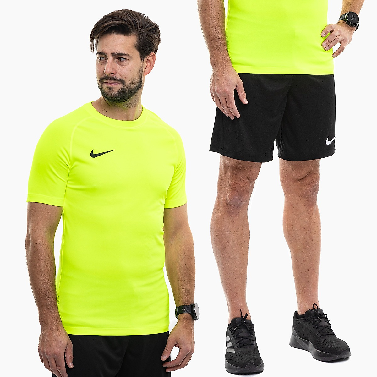 Nike Vyriškas sportinis komplektas marškinėliai šortai Park VIII Jersey HV8173 702/BV6855 010